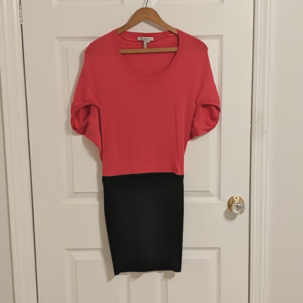 BCBG Pink Dolman Dress in XS